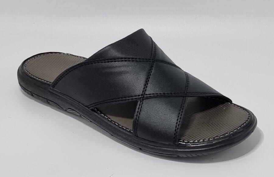 Hitman Schoenen Walking Heren Slippers voor Heren Licht Gewicht Heren Slippers met een Zacht Voetbed Zwart