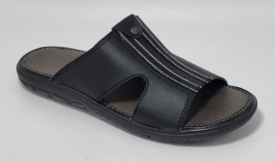 Hitman Schoenen Walking Heren Slippers voor Heren Licht Gewicht Heren Slippers met een Zacht Voetbed Zwart