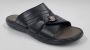 Hitman Schoenen Walking Slippers Heren Licht Gewicht Heren Slippers met een Zacht Voetbed Zwart - Thumbnail 1