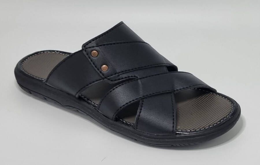 Hitman Schoenen Walking Heren Slippers voor Heren Licht Gewicht Heren Slippers met een Zacht Voetbed Zwart