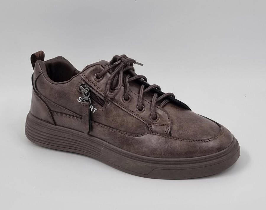 Hitman Schoenen Elong500 Heren Schoenen Heren Sneakers Lichtgewicht Heren Sneakers Klittenband Sluiting Donker Blauw