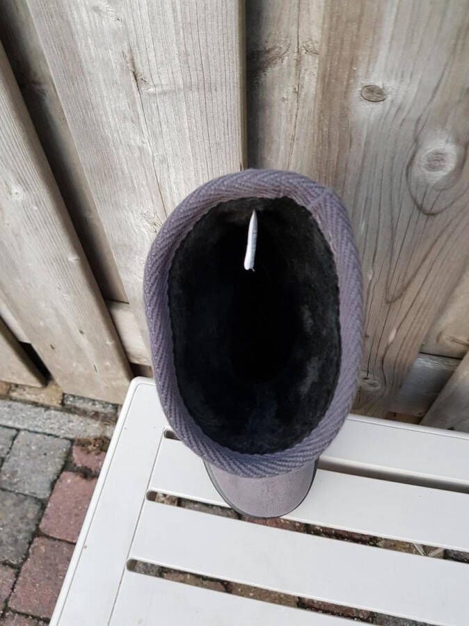 HKM Davos waterproof en bontgevoerde (stal)schoen grijs - Foto 1
