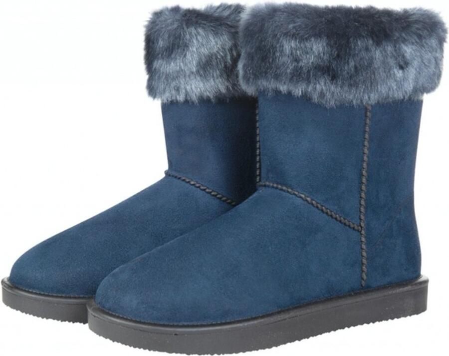 HKM Allweather laars Davos Fur waterproof deep blue