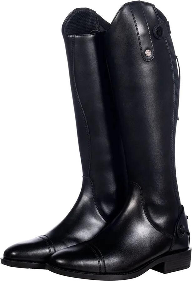 HKM Julie Standard Length width Junior Rijlaarzen Zwart Kinderen