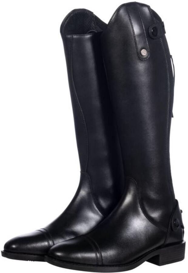 HKM Kinder Rijlaarzen Julie-37-Regular-Narrow Zwart
