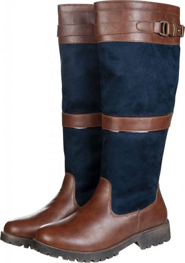 HKM sports HKM Winter Outdoor Boots Rijlaarzen -Meghan- Navy Bruin