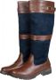 HKM sports HKM Winter Outdoor Boots Rijlaarzen -Meghan- Navy Bruin - Thumbnail 1
