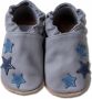 Hobea Babyslofjes grijs met blauwe sterren - Thumbnail 1