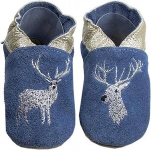 Hobea babyslofjes hertje blauw