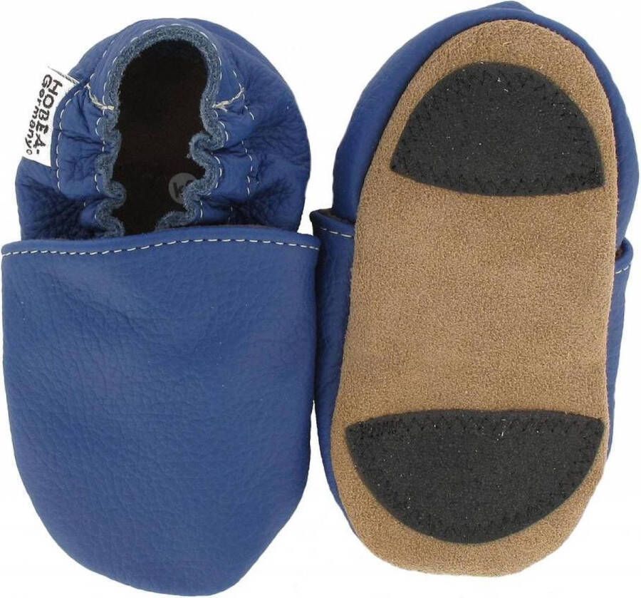 Hobea babyslofjes unifarben blau -27 (17 5 cm)