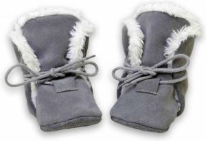 Hobea winter babysloffen grijs