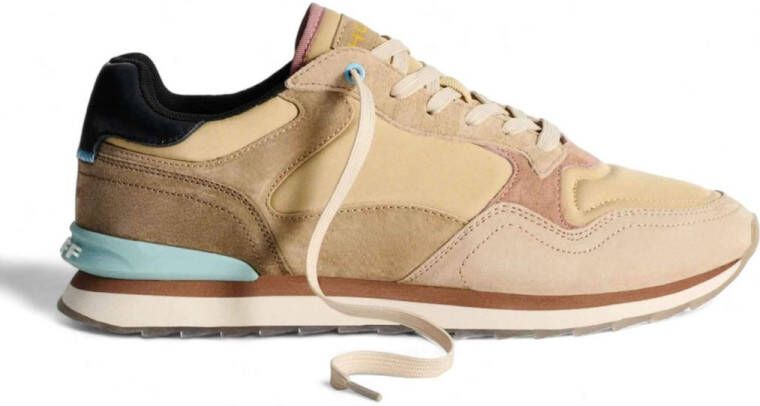 Hoff Avignon beige leren sportschoenen