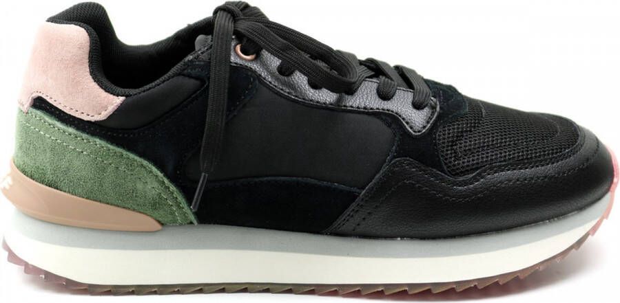 Hoff The Brand Beirut Lage sneakers Leren Sneaker Dames Zwart - Foto 2