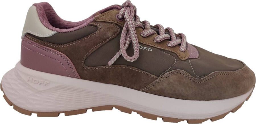 THE HOFF BRAND Lage Sneakers Dames Budapest Ii Maat: 37 Materiaal: Suède Kleur: Beige