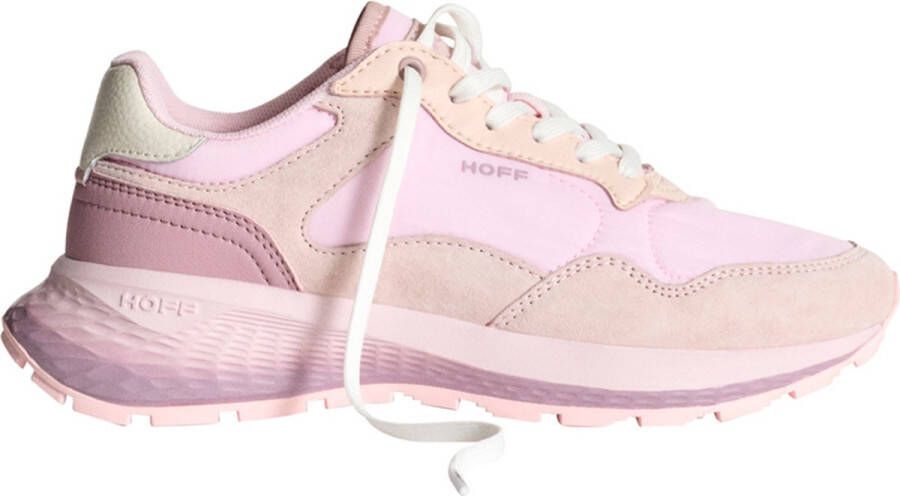 THE HOFF BRAND Lage Sneakers Dames Stockholm Ii Maat: 38 Materiaal: Suède Kleur: Roze