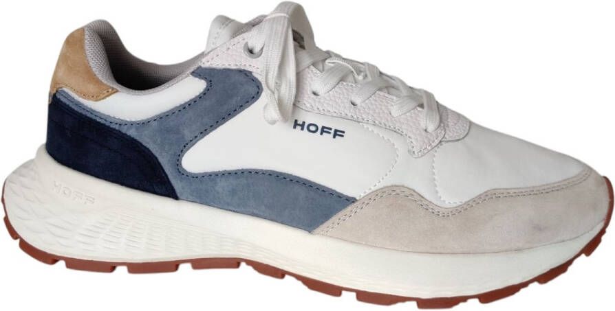 THE HOFF BRAND Lage Sneakers Heren Washington Maat: 43 Materiaal: Suède Kleur: Gebroken wit