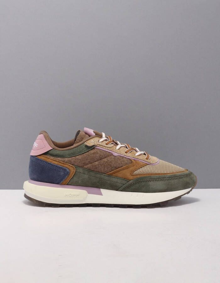 Hoff Sneakers Dames Lage sneakers Damesschoenen Suède Goa Groen combi - Foto 3