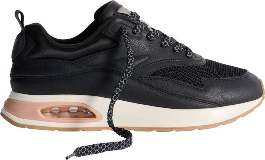 THE HOFF BRAND Lage Sneakers Dames Cayan Tower Maat: 39 Materiaal: Leer Kleur: Zwart