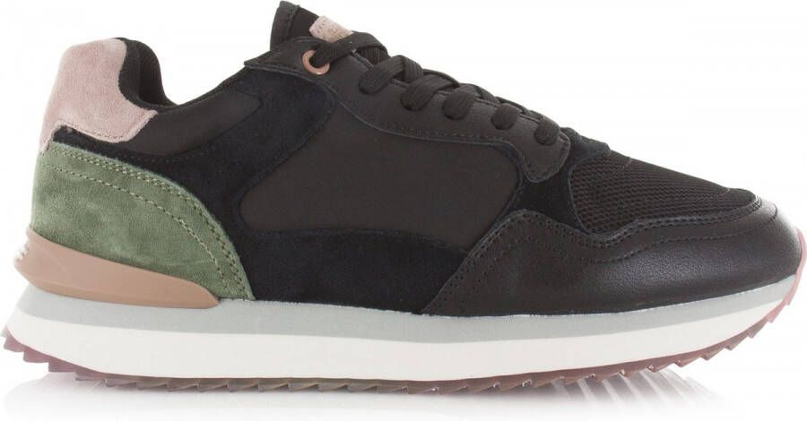 Hoff The Brand Beirut Lage sneakers Leren Sneaker Dames Zwart