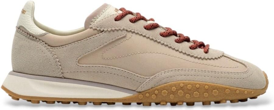 HOFF Sneakers van leermix met logodetail model 'Bridge'