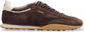 HOFF Sneakers van echt leer met logodetail model 'Bridge' - Bruin