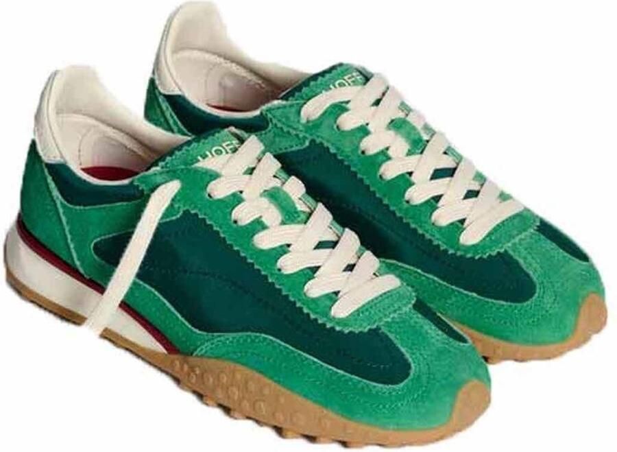 Hoff Bridge MKII Green sneaker unisex casual sneaker met grip zool