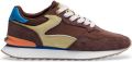 Hoff City Dopamine bruin leren sportschoenen - Bruin