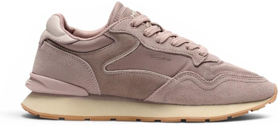 Hoff City Make beige leren sportschoenen