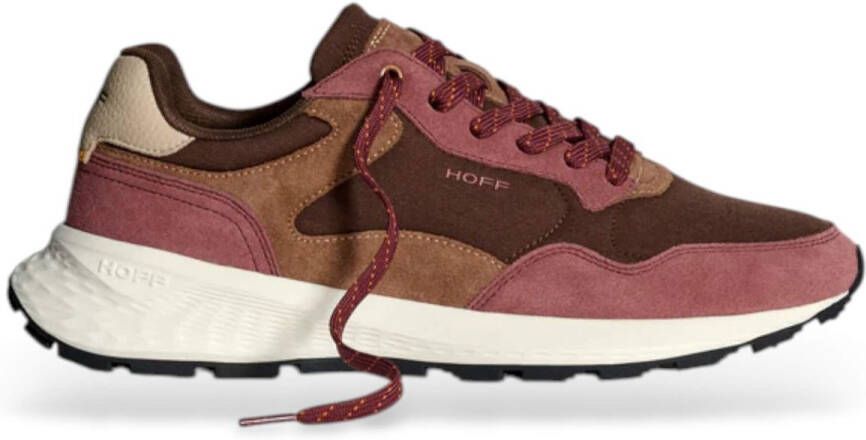 Hoff City Mkii bordeauxrode leren schoenen