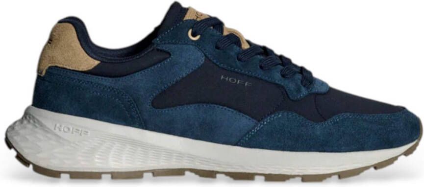 Hoff City Mkii marine leren sportschoenen