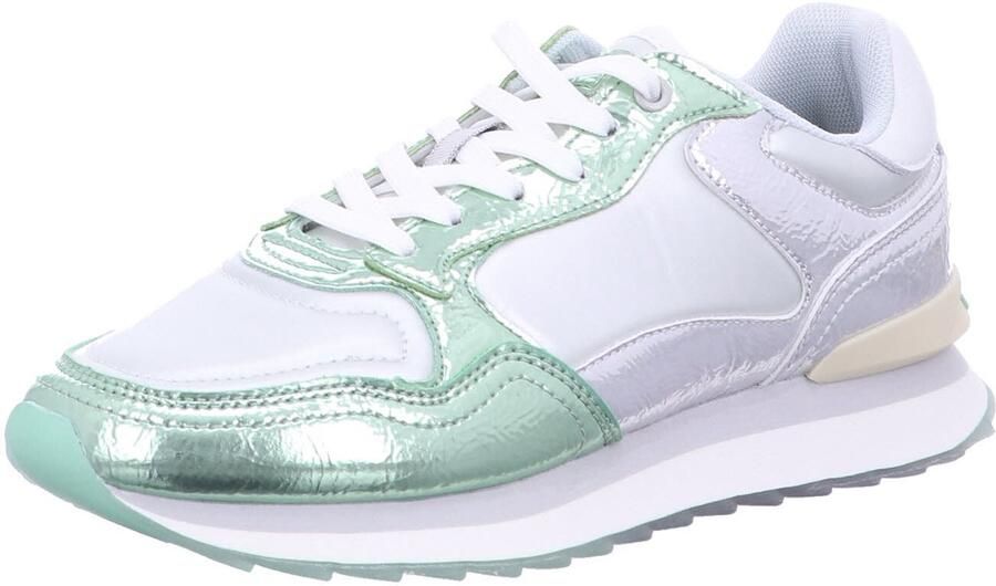The HOFF Brand Iron metallic zilver gr Groen Textiel Lage sneakers Dames - Foto 1