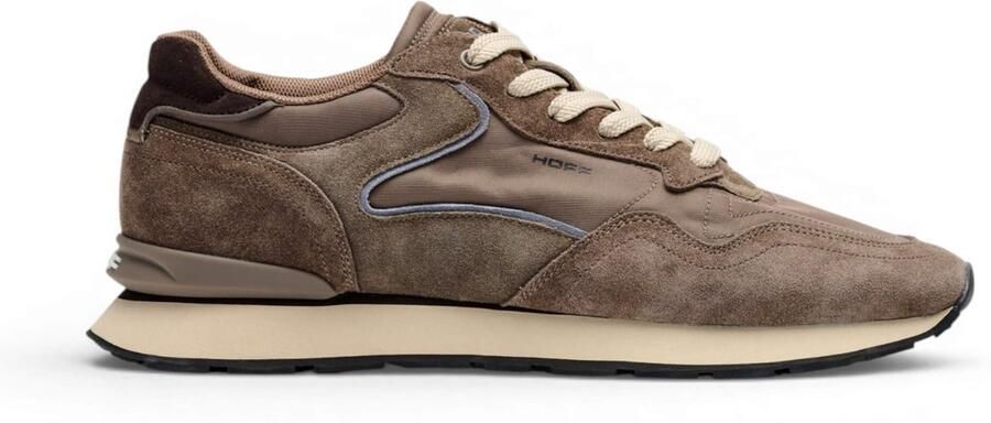 HOFF Sneakers van leermix met logodetail model 'City'
