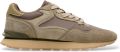 HOFF Sneakers van leermix met logodetail model 'City' - Beige