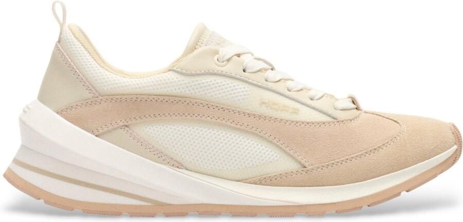 Hoff Seven Runner beige leren sportschoenen