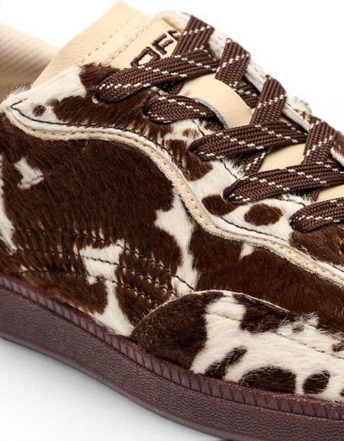 HOFF Park leren suède sneakers donkerbruin - Foto 3