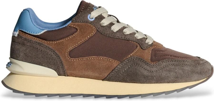 The Hoff Brand City Retro Men Sneakers Heren Bruin