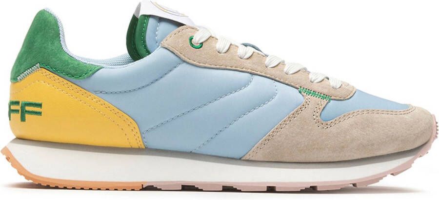 THE HOFF BRAND Lage Sneakers Dames Larisa Track Maat: 40 Materiaal: Suède Kleur: Blauw