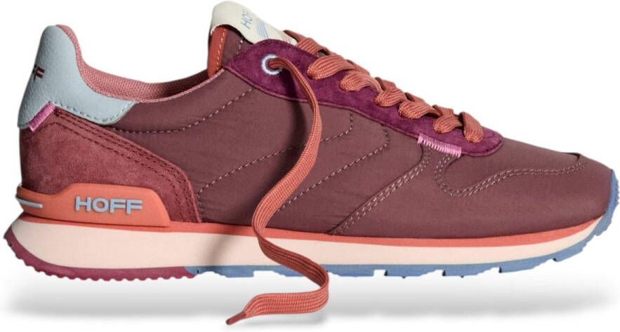 Hoff Maroon Track & Field leren sportschoenen