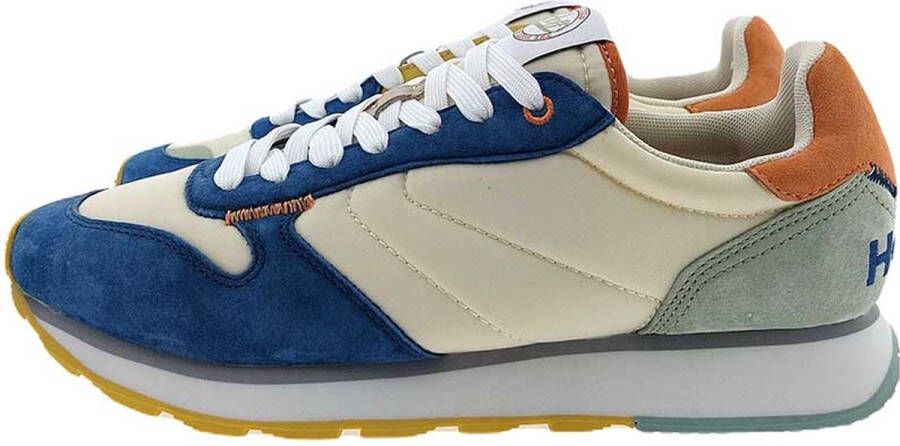 Hoff Blauw Beige Sportieve Sneaker Multicolor Heren