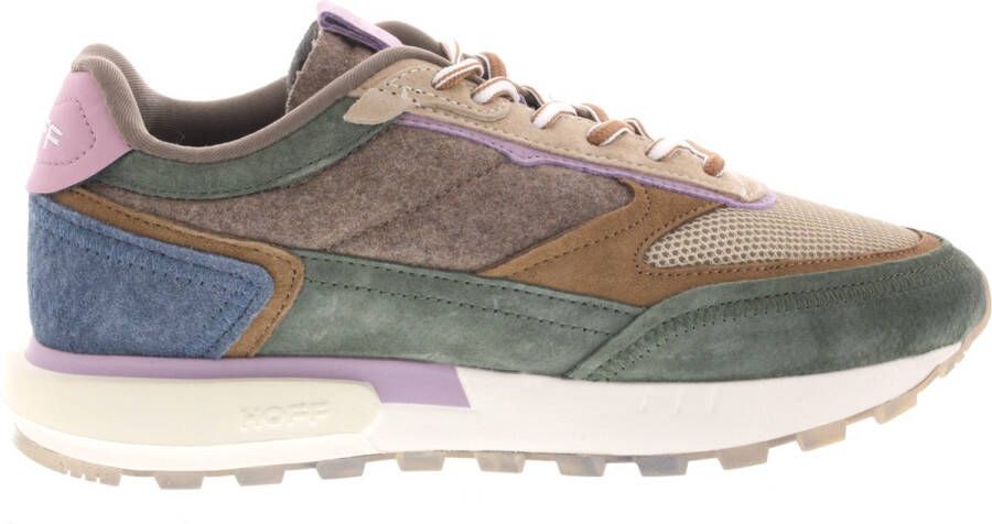 Hoff Sneakers Dames Lage sneakers Damesschoenen Suède Goa Groen combi - Foto 5