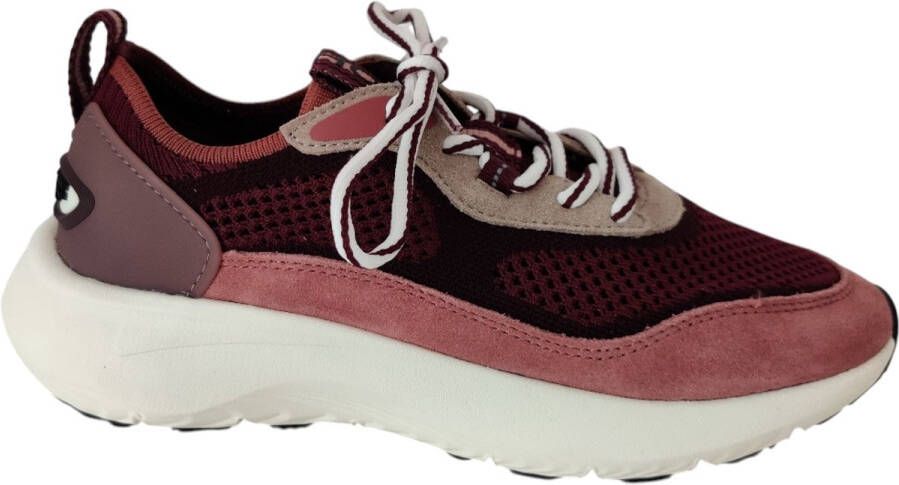 THE HOFF BRAND Lage Sneakers Dames Traveler Maat: 39 Materiaal: Suède Kleur: Paars