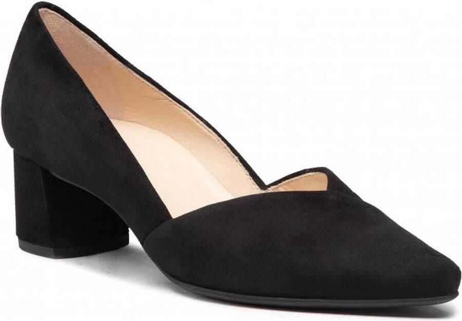 Högl Elegante Velours Pumps met Bedekte Blockhak