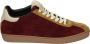 Högl Sportieve Lage Damesschoenen Bordeaux Suede - Thumbnail 1