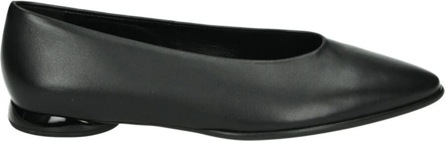 Högl Zwarte Ballerina Schoenen met Rubberen Zool