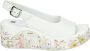 Hogl 102519~~~~~~~~~~~~~~~~~~~~~~~~ Sandalen met hak Wit beige - Thumbnail 1