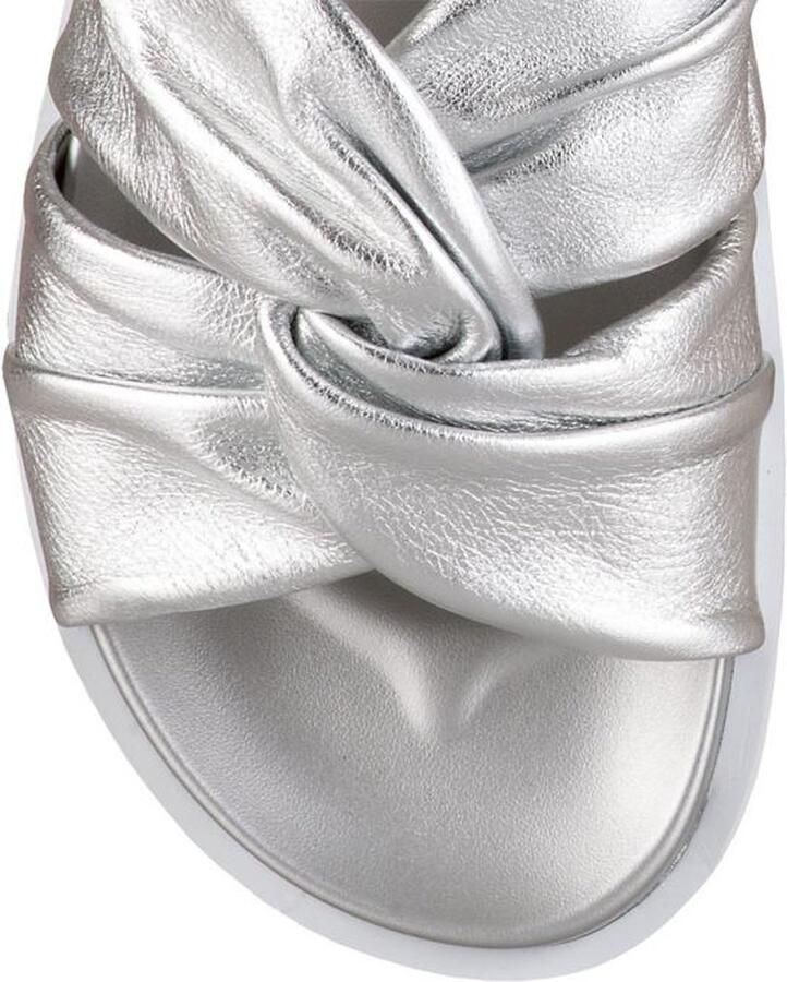 Högl Glamoureuze Metallic Slides voor Dames Grijs Dames - Foto 3