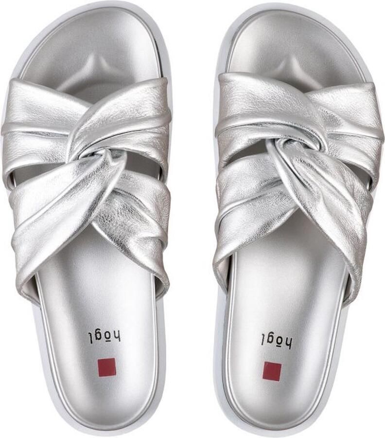 Högl Glamoureuze Metallic Slides voor Dames Grijs Dames - Foto 2