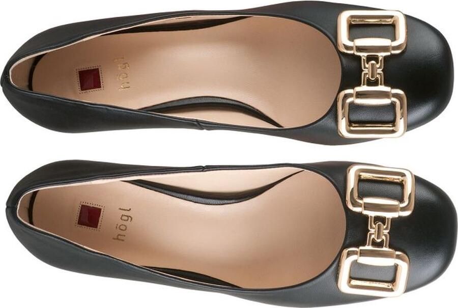 Högl Elegante Horsebit Pumps met Midi Blokhakken Zwart Dames - Foto 4