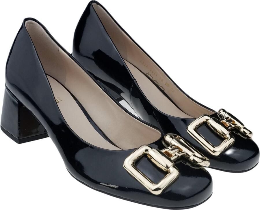 Högl Elegante Horsebit Pumps met Midi Blokhakken Zwart Dames - Foto 3