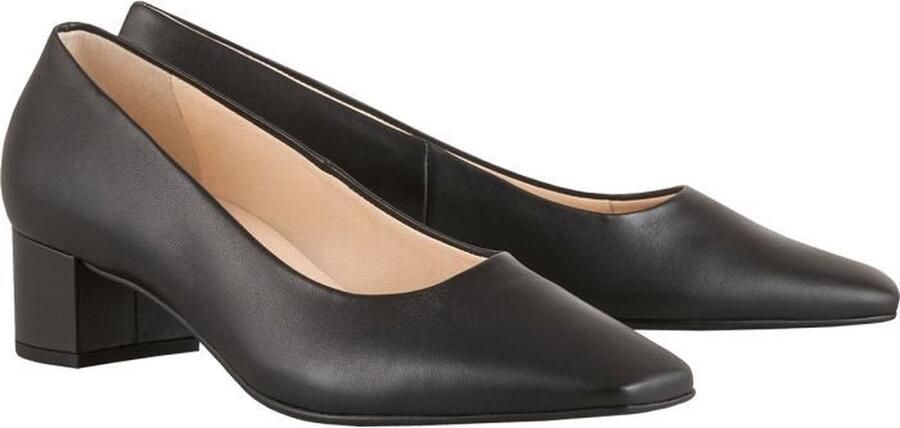 Högl Elegante Leren Blokhak Pumps Black Dames - Foto 3